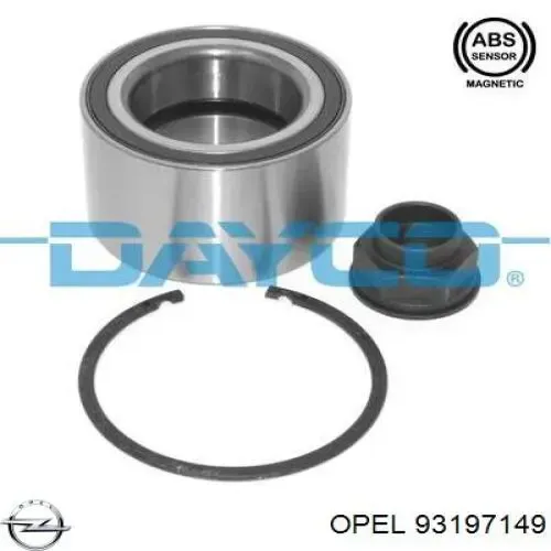 Cojinete de rueda delantero Renault Master 3 FV, JV