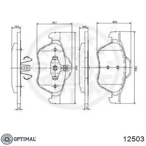 Pastillas de freno delanteras Renault Laguna 2 BG0, BG1