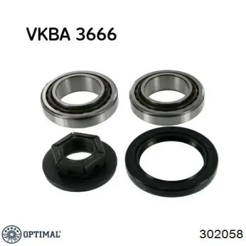 Cojinete de rueda trasero Ford Fiesta GFJ