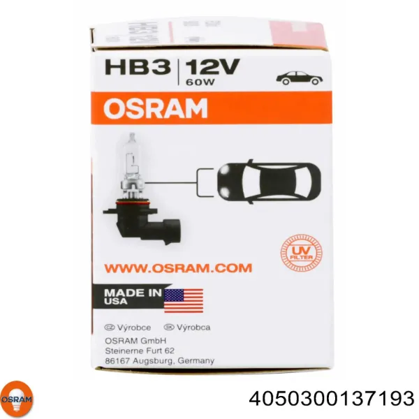 Lámpara halógena 4050300137193 Osram