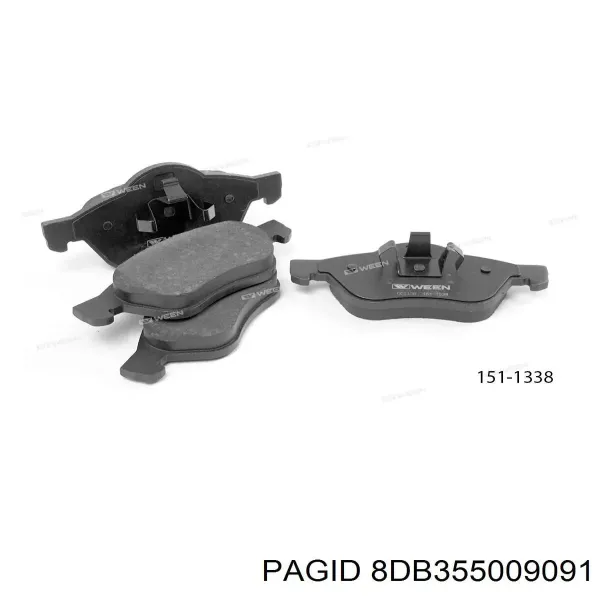 Pastillas de freno delanteras Renault Laguna 2 BG0, BG1