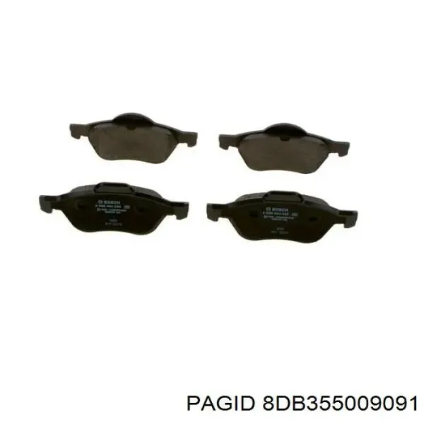 Pastillas de freno delanteras Renault Laguna 2 BG0, BG1