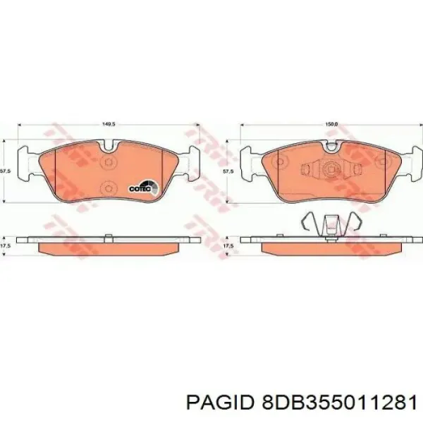 Pastillas de freno delanteras BMW 1 E81, E87