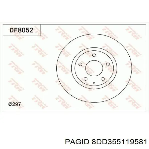 Freno de disco delantero Mazda CX-5 1 KE, GH