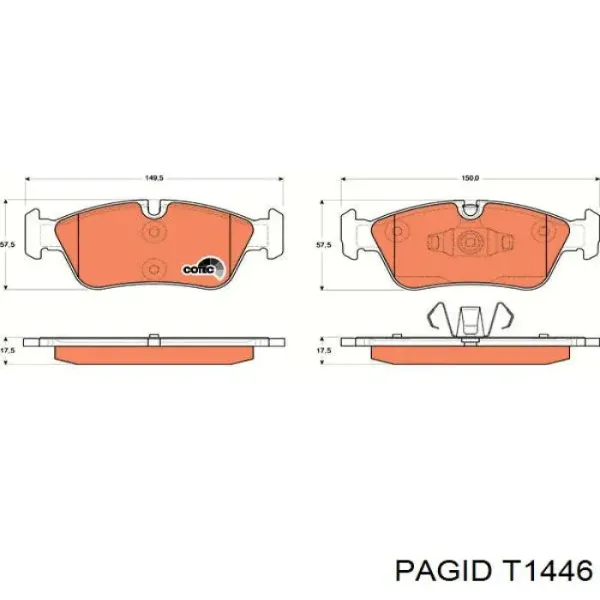 Pastillas de freno delanteras BMW 1 E81, E87