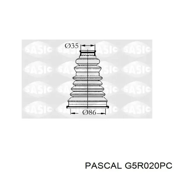 Fuelle, árbol de transmisión delantero exterior Renault Laguna 2 BG0, BG1
