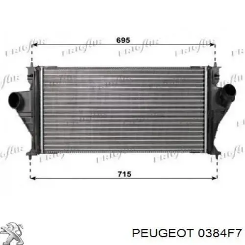 Intercooler 96764 Nissens