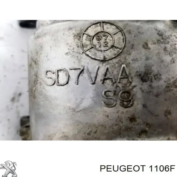 Compresor de aire acondicionado Peugeot 206 2A/C