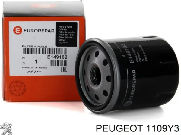 Filtro de aceite motor Peugeot/Citroen 1109Y3