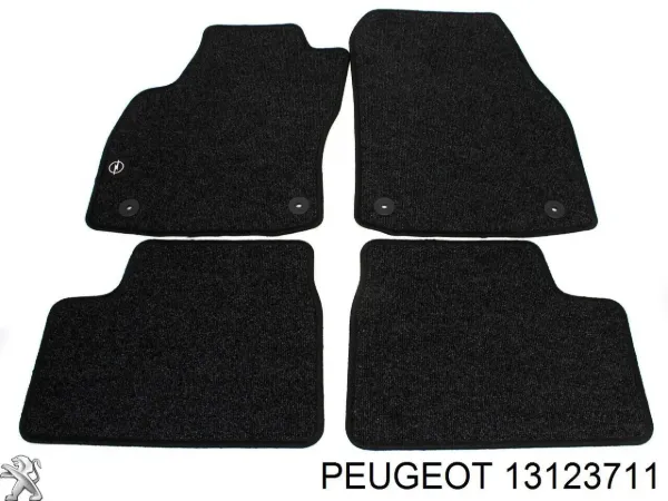 Moldura exterior central derecha del pilar de la carrocería 13123711 Peugeot/Citroen
