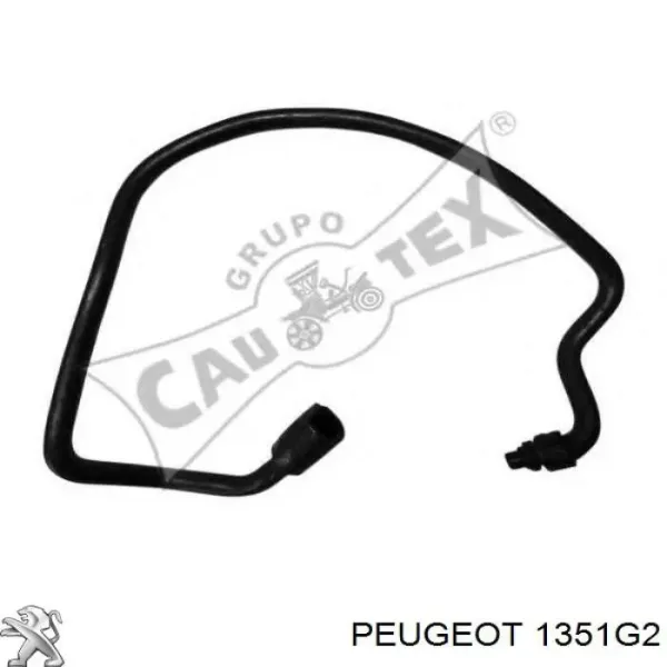 Manguera inferior del radiador 1351G2 Peugeot/Citroen
