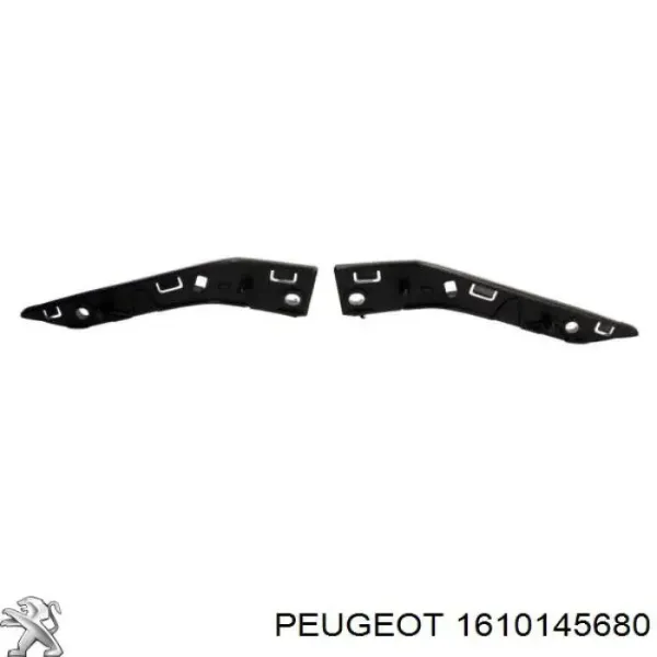 Kit de soportes/fijaciones del parachoques delantero 1610145680 Peugeot/Citroen