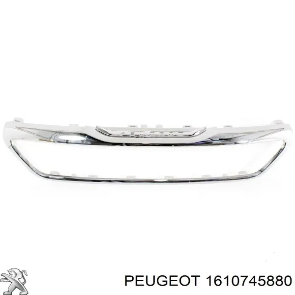 Moldura de la rejilla del radiador 1610745880 Peugeot/Citroen