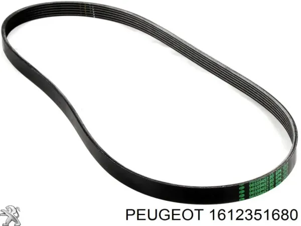 Correa de alternador 1612351680 Peugeot/Citroen
