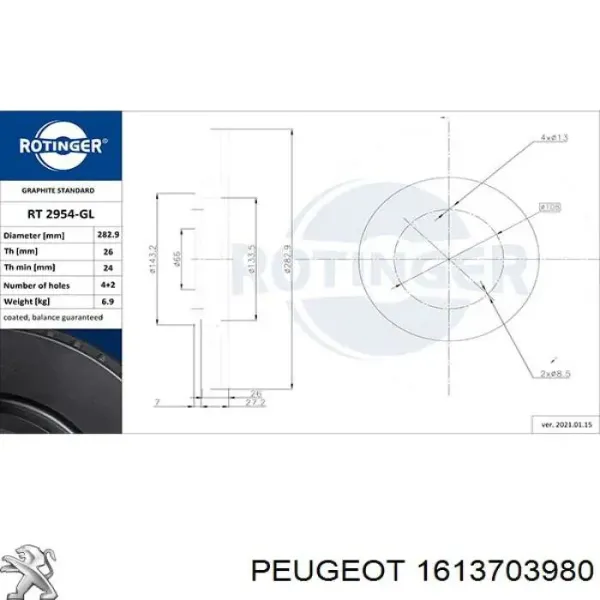 4249J6 Peugeot/Citroen