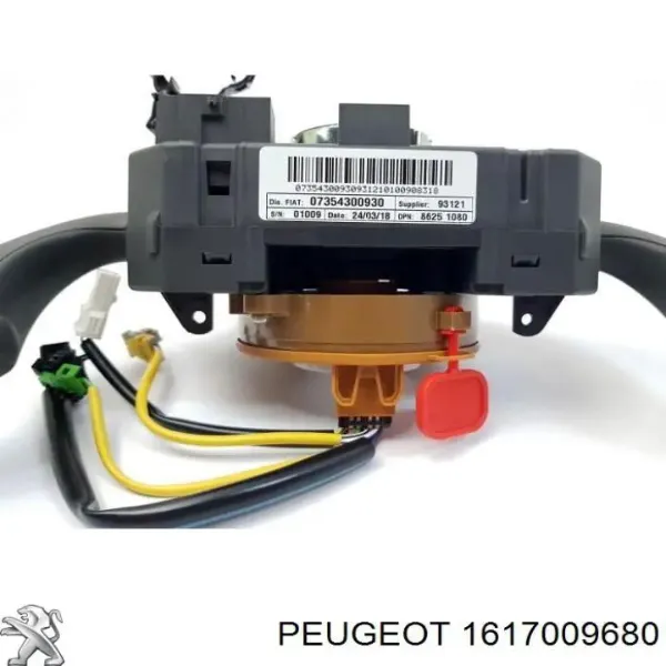 Conmutador columna dirección 1617009680 Peugeot/Citroen