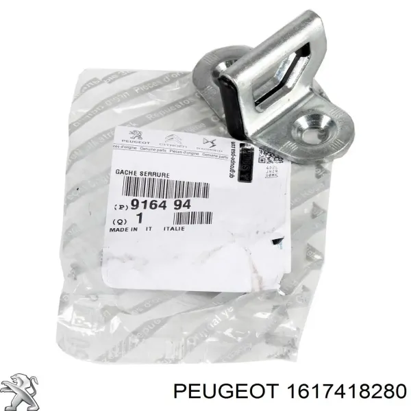 Soporte derecho del radiador (panel de montaje para faros) 1617418280 Peugeot/Citroen