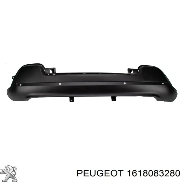 Parachoques trasero 1618083280 Peugeot/Citroen