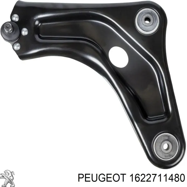 Brazo inferior derecho de la suspensión delantera 1622711480 Peugeot/Citroen