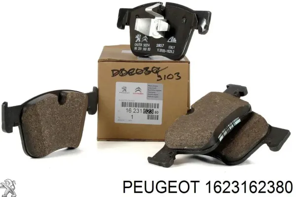 Pastillas de freno 1623162380 Peugeot/Citroen