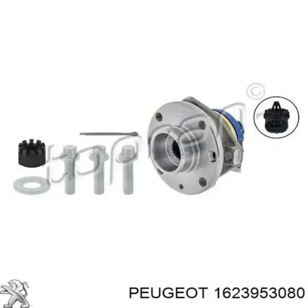 Buje de rueda delantero 1623953080 Peugeot/Citroen