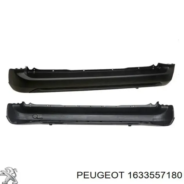 Parachoques trasero 1633557180 Peugeot/Citroen
