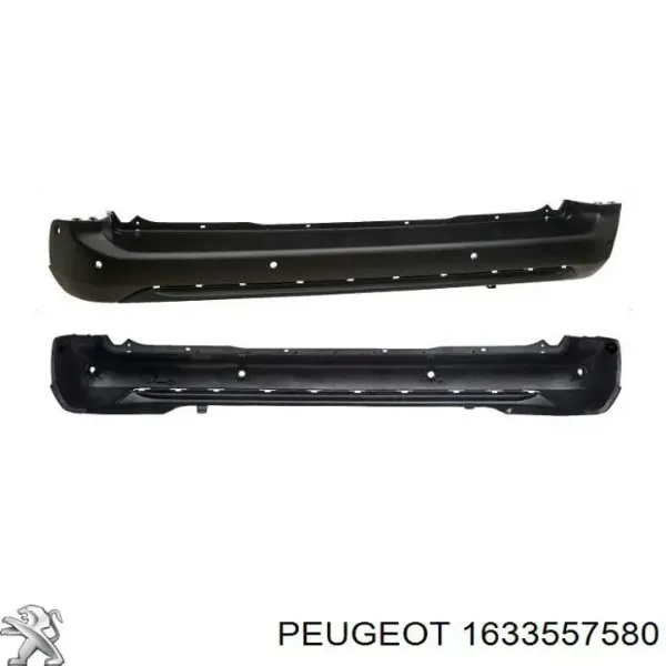 Parachoques trasero 1633557580 Peugeot/Citroen
