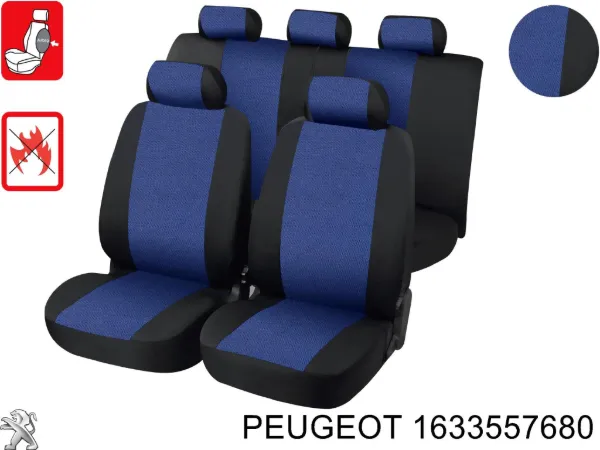Parachoques trasero 1633557680 Peugeot/Citroen
