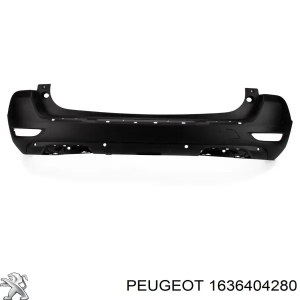 Parachoques trasero 1636404280 Peugeot/Citroen