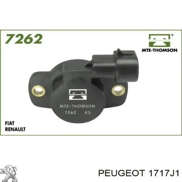 Silenciador delantero 1717J1 Peugeot/Citroen