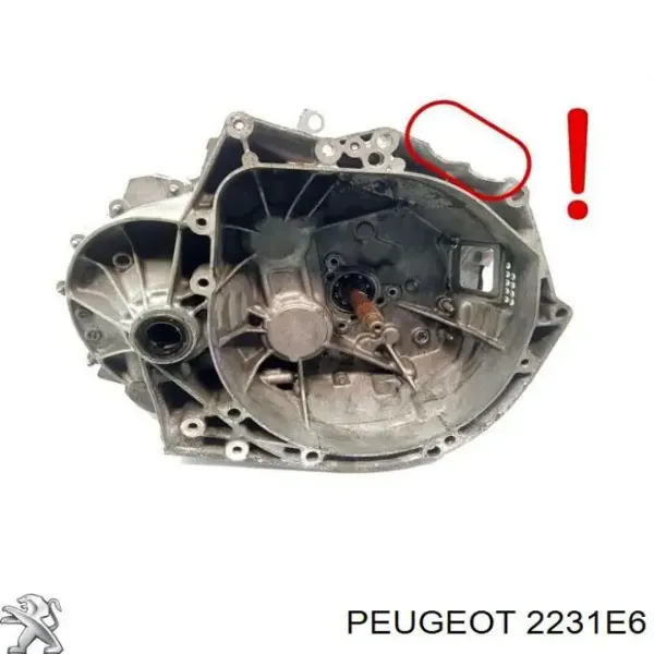 Caja de cambios 2231E6 Peugeot/Citroen