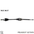 Semieje delantero derecho Audi 80 8C5
