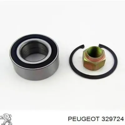 Tuerca, cubo de rueda delantero PEUGEOT 329724