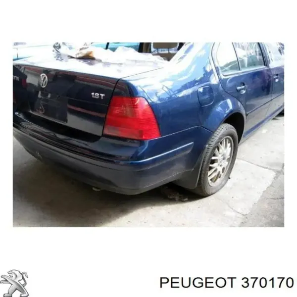 Cubo de rueda trasero 370170 Peugeot/Citroen