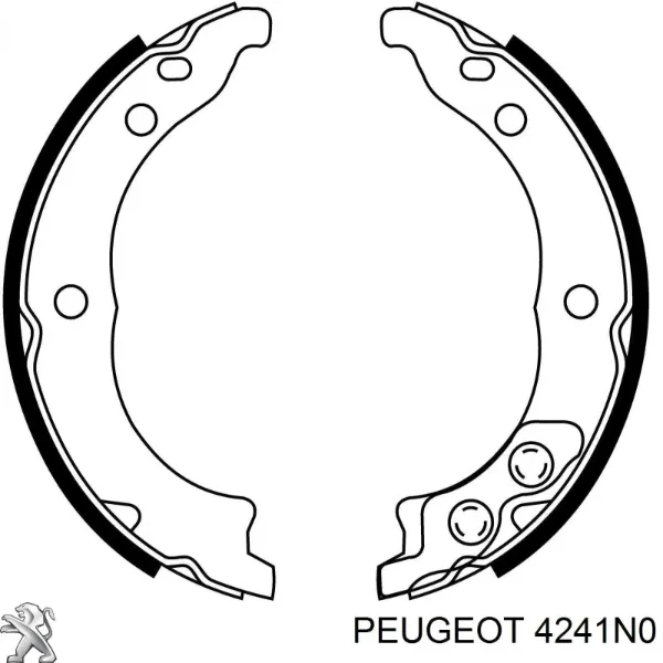 Juego de zapatas de frenos, freno de estacionamiento Fiat Ducato 2 230L