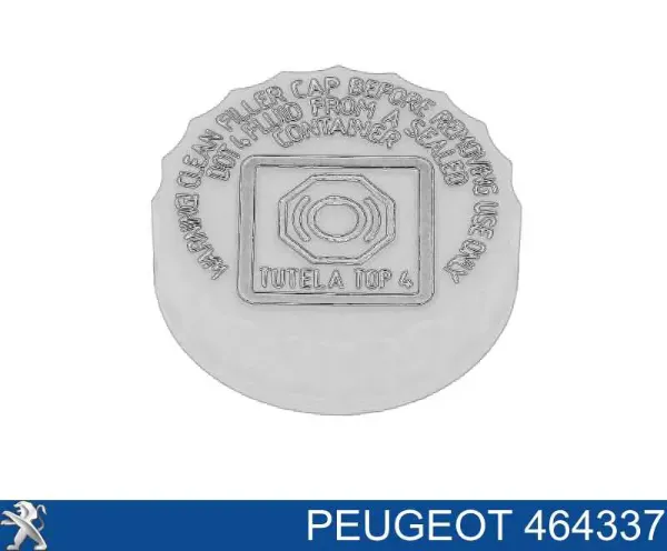 Tapa del depósito del cilindro maestro de freno 42556840 Iveco