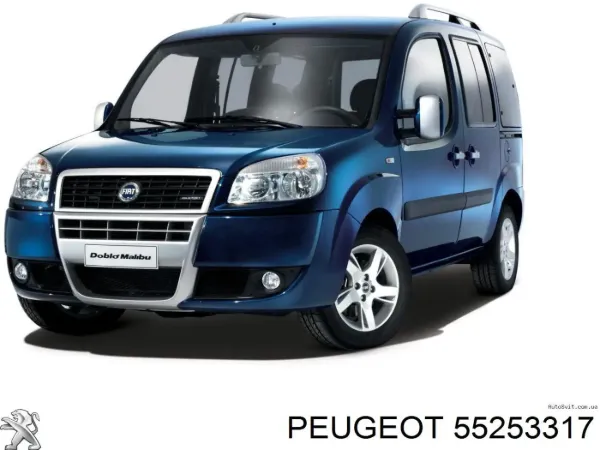 Engranaje conducido del velocímetro 55253317 Peugeot/Citroen