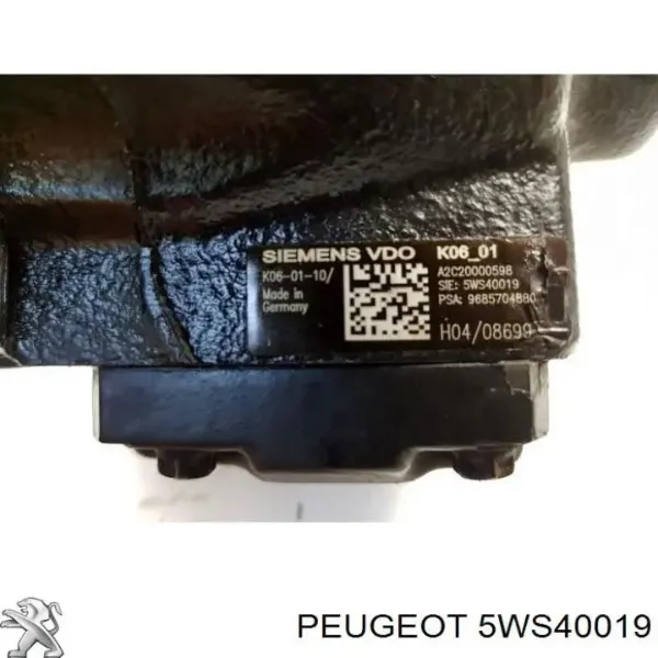 Bomba inyectora 5WS40019 Peugeot/Citroen