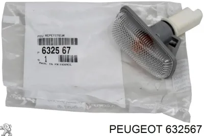 Luz intermitente guardabarros PEUGEOT 632567