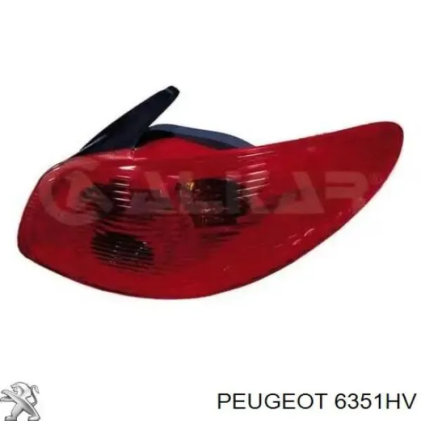 Piloto trasero derecho Peugeot 206 