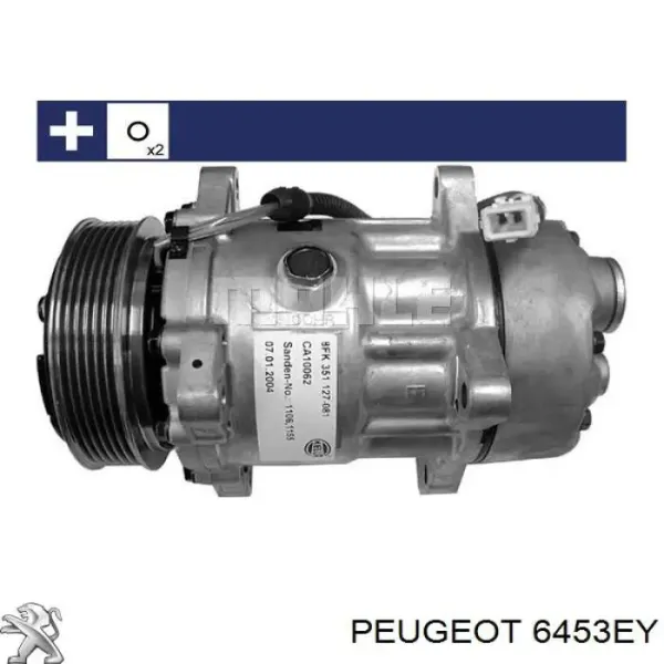 Compresor de aire acondicionado Peugeot 206 2A/C