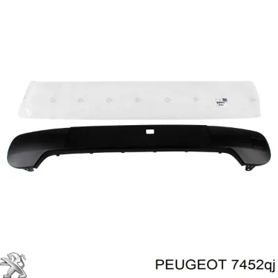 Moldura de rejilla de radiador PEUGEOT 7452QJ