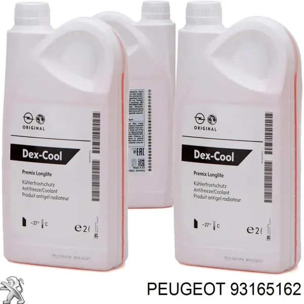 Liquido refrigerante 93165162 Peugeot/Citroen