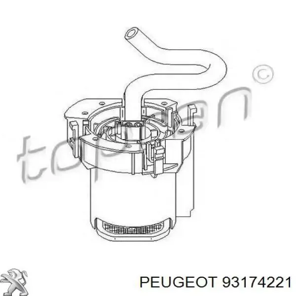 Unidad de alimentación de combustible 93174221 Peugeot/Citroen