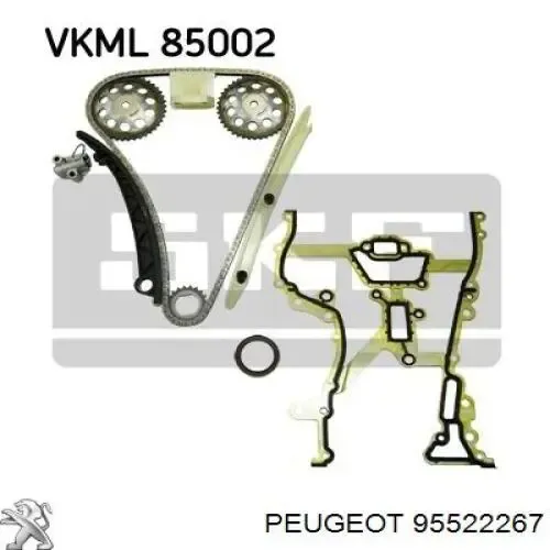 Cadena de distribución 95522267 Peugeot/Citroen