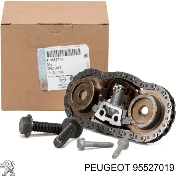 Kit de distribución 95527019 Peugeot/Citroen