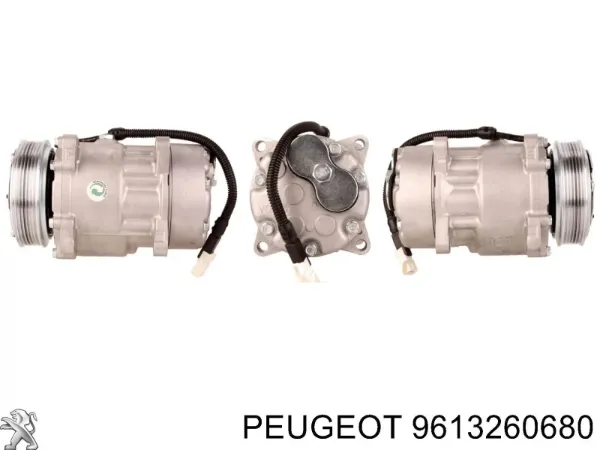Compresor de aire acondicionado Peugeot 206 2A/C
