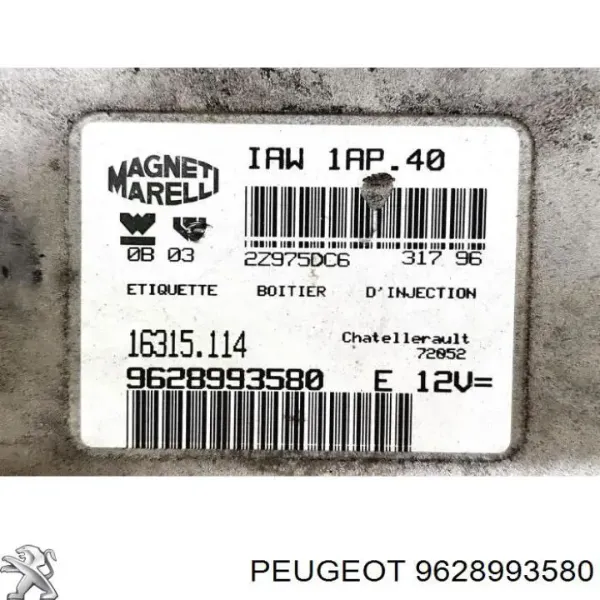 ECU 9628993580 Peugeot/Citroen