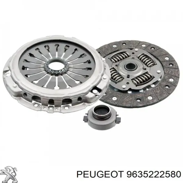 Cojinete de embrague 9635222580 Peugeot/Citroen