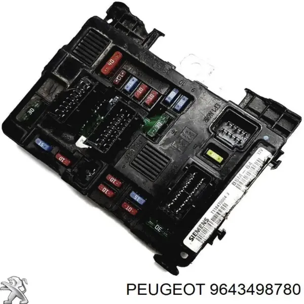 Caja de fusibles 9643498780 Peugeot/Citroen